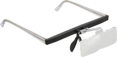Made in USA - 1.75x Magnification, Ophthalmic Polymer, Rectangular Magnifier - 2 Inch Long x 1 Inch Wide Lens, Eyeglass Frame Mount, 14 Inch Focal Distance, 2 Inch Long - Industrial Tool & Supply