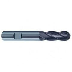 10mm Dia. - 72mm OAL 4 FL Variable Helix Nano-A Carbide Ball Nose End Mill - Industrial Tool & Supply