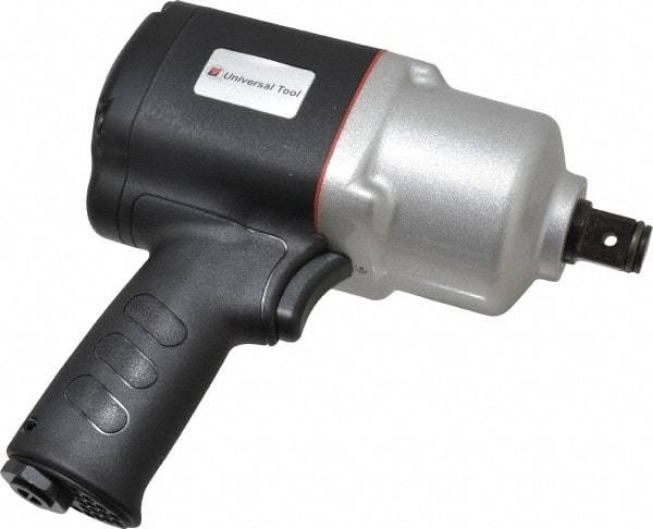 Universal Tool - 3/4" Drive, 6,000 RPM, 1,200 Ft/Lb Torque Impact Wrench/Ratchet - Pistol Grip Handle, 1,000 IPM, 10 CFM, 90 psi, 3/8" NPT Inlet - Industrial Tool & Supply