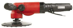Universal Tool - 7" Wheel Diam, 7,500 RPM, Pneumatic Angle & Disc Grinder - 5/8-11 Spindle, 28 CFM, Side Exhaust - Industrial Tool & Supply