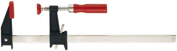 Bessey - 24" Capacity, 5" Throat Depth Cast Iron Bar Clamp - 1,200 Lb Clamping Pressure, 28" OAL - Industrial Tool & Supply