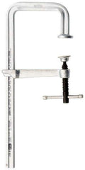 Bessey - 4-3/4" Deep Throat, 8" Max Capacity, Step Over Sliding Arm Clamp - 880 Lb Clamping Pressure, 5/8" Spindle Diam - Industrial Tool & Supply