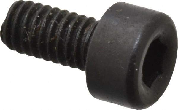 Holo-Krome - M2.5x0.45 Metric Coarse Hex Socket Drive, Socket Cap Screw - Grade 12.9 Alloy Steel, Black Oxide Finish, Fully Threaded, 5mm Length Under Head - Industrial Tool & Supply