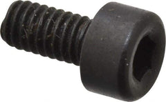 Holo-Krome - M2.5x0.45 Metric Coarse Hex Socket Drive, Socket Cap Screw - Grade 12.9 Alloy Steel, Black Oxide Finish, Fully Threaded, 5mm Length Under Head - Industrial Tool & Supply