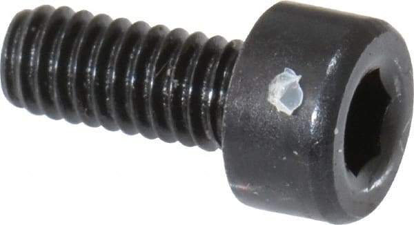 Holo-Krome - M2.5x0.45 Metric Coarse Hex Socket Drive, Socket Cap Screw - Grade 12.9 Alloy Steel, Black Oxide Finish, Fully Threaded, 6mm Length Under Head - Industrial Tool & Supply