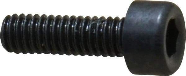 Holo-Krome - M2.5x0.45 Metric Coarse Hex Socket Drive, Socket Cap Screw - Grade 12.9 Alloy Steel, Black Oxide Finish, Fully Threaded, 8mm Length Under Head - Industrial Tool & Supply