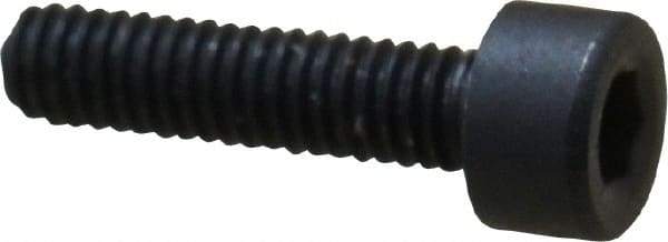 Holo-Krome - M2.5x0.45 Metric Coarse Hex Socket Drive, Socket Cap Screw - Grade 12.9 Alloy Steel, Black Oxide Finish, Fully Threaded, 10mm Length Under Head - Industrial Tool & Supply