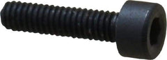 Holo-Krome - M2.5x0.45 Metric Coarse Hex Socket Drive, Socket Cap Screw - Grade 12.9 Alloy Steel, Black Oxide Finish, Fully Threaded, 10mm Length Under Head - Industrial Tool & Supply