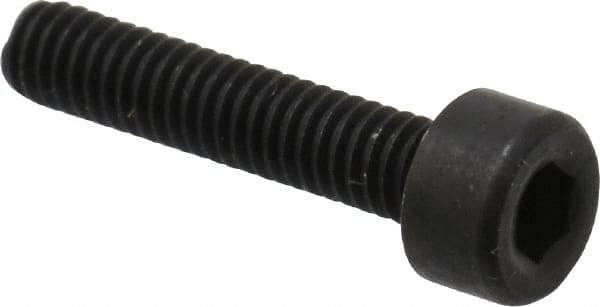 Holo-Krome - M2.5x0.45 Metric Coarse Hex Socket Drive, Socket Cap Screw - Grade 12.9 Alloy Steel, Black Oxide Finish, Fully Threaded, 12mm Length Under Head - Industrial Tool & Supply