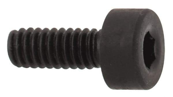 Holo-Krome - M2x0.40 Metric Coarse Hex Socket Drive, Socket Cap Screw - Grade 12.9 Alloy Steel, Black Oxide Finish, Fully Threaded, 5mm Length Under Head - Industrial Tool & Supply