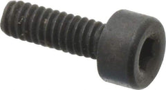 Holo-Krome - M2x0.40 Metric Coarse Hex Socket Drive, Socket Cap Screw - Grade 12.9 Alloy Steel, Black Oxide Finish, Fully Threaded, 6mm Length Under Head - Industrial Tool & Supply