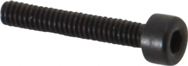 Holo-Krome - M2x0.40 Metric Coarse Hex Socket Drive, Socket Cap Screw - Grade 12.9 Alloy Steel, Black Oxide Finish, Fully Threaded, 12mm Length Under Head - Industrial Tool & Supply