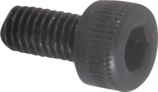 Holo-Krome - M3x0.50 Metric Coarse Hex Socket Drive, Socket Cap Screw - Grade 12.9 Alloy Steel, Black Oxide Finish, Fully Threaded, 6mm Length Under Head - Industrial Tool & Supply