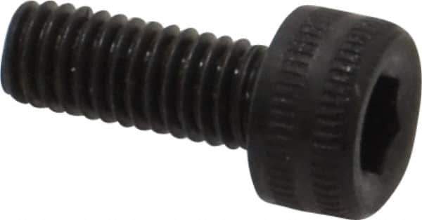 Holo-Krome - M3x0.50 Metric Coarse Hex Socket Drive, Socket Cap Screw - Grade 12.9 Alloy Steel, Black Oxide Finish, Fully Threaded, 8mm Length Under Head - Industrial Tool & Supply