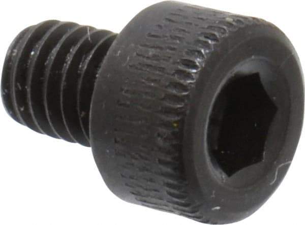 Holo-Krome - M4x0.70 Metric Coarse Hex Socket Drive, Socket Cap Screw - Grade 12.9 Alloy Steel, Black Oxide Finish, Fully Threaded, 5mm Length Under Head - Industrial Tool & Supply