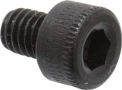 Holo-Krome - M4x0.70 Metric Coarse Hex Socket Drive, Socket Cap Screw - Grade 12.9 Alloy Steel, Black Oxide Finish, Fully Threaded, 5mm Length Under Head - Industrial Tool & Supply