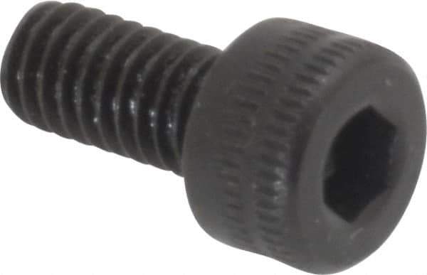 Holo-Krome - M4x0.70 Metric Coarse Hex Socket Drive, Socket Cap Screw - Grade 12.9 Alloy Steel, Black Oxide Finish, Fully Threaded, 8mm Length Under Head - Industrial Tool & Supply