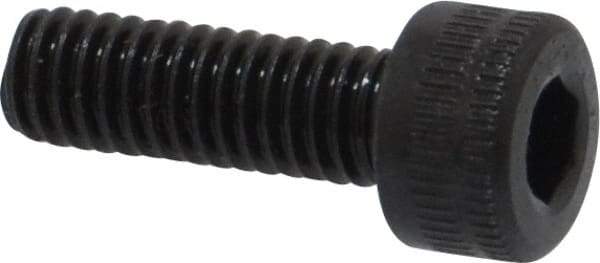 Holo-Krome - M4x0.70 Metric Coarse Hex Socket Drive, Socket Cap Screw - Grade 12.9 Alloy Steel, Black Oxide Finish, Fully Threaded, 12mm Length Under Head - Industrial Tool & Supply