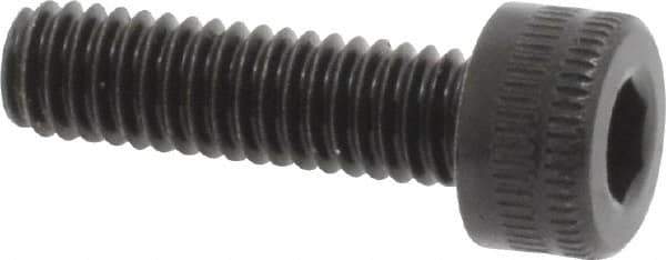 Holo-Krome - M4x0.70 Metric Coarse Hex Socket Drive, Socket Cap Screw - Grade 12.9 Alloy Steel, Black Oxide Finish, Fully Threaded, 14mm Length Under Head - Industrial Tool & Supply
