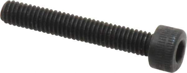 Holo-Krome - M4x0.70 Metric Coarse Hex Socket Drive, Socket Cap Screw - Grade 12.9 Alloy Steel, Black Oxide Finish, Fully Threaded, 25mm Length Under Head - Industrial Tool & Supply