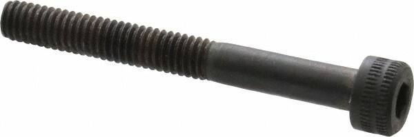 Holo-Krome - M4x0.70 Metric Coarse Hex Socket Drive, Socket Cap Screw - Grade 12.9 Alloy Steel, Black Oxide Finish, Partially Threaded, 35mm Length Under Head - Industrial Tool & Supply