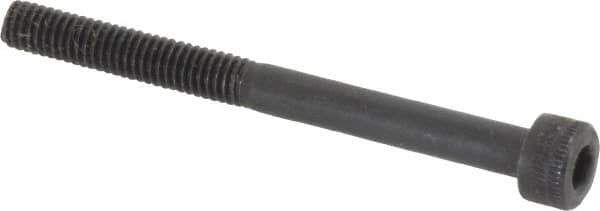 Holo-Krome - M4x0.70 Metric Coarse Hex Socket Drive, Socket Cap Screw - Grade 12.9 Alloy Steel, Black Oxide Finish, Partially Threaded, 45mm Length Under Head - Industrial Tool & Supply