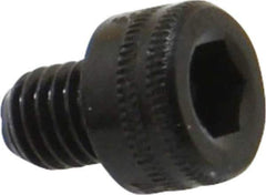 Holo-Krome - M5x0.80 Metric Coarse Hex Socket Drive, Socket Cap Screw - Grade 12.9 Alloy Steel, Black Oxide Finish, Fully Threaded, 6mm Length Under Head - Industrial Tool & Supply