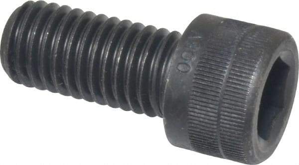 Holo-Krome - M12x1.75 Metric Coarse Hex Socket Drive, Socket Cap Screw - Grade 12.9 Alloy Steel, Black Oxide Finish, Fully Threaded, 25mm Length Under Head - Industrial Tool & Supply