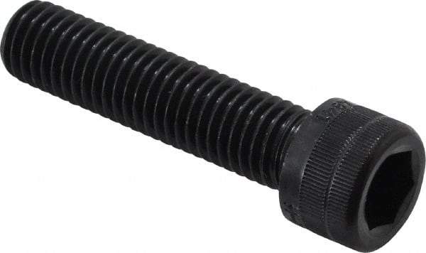 Holo-Krome - M12x1.75 Metric Coarse Hex Socket Drive, Socket Cap Screw - Grade 12.9 Alloy Steel, Black Oxide Finish, Fully Threaded, 50mm Length Under Head - Industrial Tool & Supply