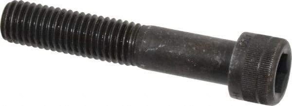 Holo-Krome - M12x1.75 Metric Coarse Hex Socket Drive, Socket Cap Screw - Grade 12.9 Alloy Steel, Black Oxide Finish, Partially Threaded, 65mm Length Under Head - Industrial Tool & Supply