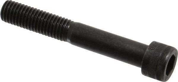 Holo-Krome - M12x1.75 Metric Coarse Hex Socket Drive, Socket Cap Screw - Grade 12.9 Alloy Steel, Black Oxide Finish, Partially Threaded, 75mm Length Under Head - Industrial Tool & Supply