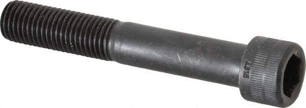 Holo-Krome - M16x2.00 Metric Coarse Hex Socket Drive, Socket Cap Screw - Grade 12.9 Alloy Steel, Black Oxide Finish, Partially Threaded, 100mm Length Under Head - Industrial Tool & Supply