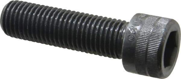 Holo-Krome - M20x2.50 Metric Coarse Hex Socket Drive, Socket Cap Screw - Grade 12.9 Alloy Steel, Black Oxide Finish, Fully Threaded, 70mm Length Under Head - Industrial Tool & Supply