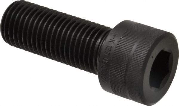 Holo-Krome - M30x3.50 Metric Coarse Hex Socket Drive, Socket Cap Screw - Grade 12.9 Alloy Steel, Black Oxide Finish, Fully Threaded, 80mm Length Under Head - Industrial Tool & Supply