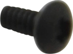 Camcar - #4-40 UNC Torx Plus Drive, Button Screw - Alloy Steel, Black Oxide Finish, Fully Threaded, 1/4" Length Under Head - Industrial Tool & Supply
