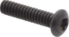 Camcar - #4-40 UNC Torx Plus Drive, Button Screw - Alloy Steel, Black Oxide Finish, Fully Threaded, 1/2" Length Under Head - Industrial Tool & Supply