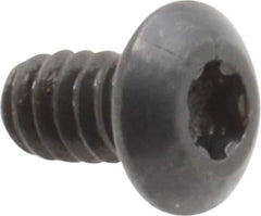 Camcar - #6-32 UNC Torx Plus Drive, Button Screw - Alloy Steel, Black Oxide Finish, Fully Threaded, 1/4" Length Under Head - Industrial Tool & Supply