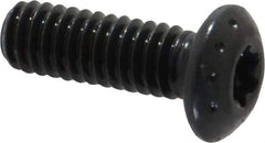 Camcar - #8-32 UNC Torx Plus Drive, Button Screw - Alloy Steel, Black Oxide Finish, Fully Threaded, 1/2" Length Under Head - Industrial Tool & Supply