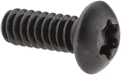 Camcar - #10-24 UNC Torx Plus Drive, Button Screw - Alloy Steel, Black Oxide Finish, Fully Threaded, 1/2" Length Under Head - Industrial Tool & Supply