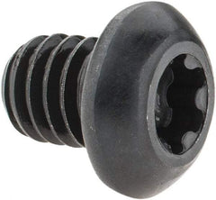 Camcar - 5/16-18 UNC Torx Plus Drive, Button Screw - Alloy Steel, Black Oxide Finish, Fully Threaded, 3/8" Length Under Head - Industrial Tool & Supply
