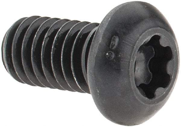 Camcar - 5/16-18 UNC Torx Plus Drive, Button Screw - Alloy Steel, Black Oxide Finish, Fully Threaded, 5/8" Length Under Head - Industrial Tool & Supply
