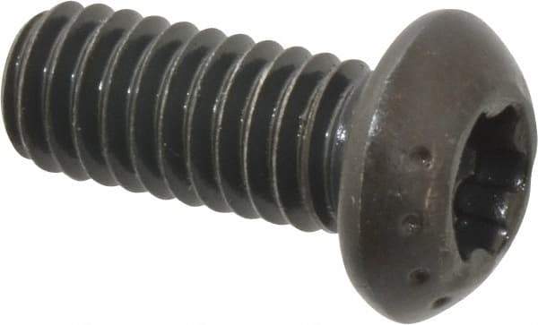 Camcar - 5/16-18 UNC Torx Plus Drive, Button Screw - Alloy Steel, Black Oxide Finish, Fully Threaded, 3/4" Length Under Head - Industrial Tool & Supply