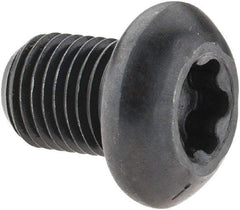 Camcar - 3/8-24 UNF Torx Plus Drive, Button Screw - Alloy Steel, Black Oxide Finish, Fully Threaded, 1/2" Length Under Head - Industrial Tool & Supply
