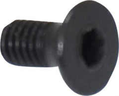 Holo-Krome - M3x0.50 Metric Coarse Hex Socket Drive, 90° Flat Screw - Grade 12.9 Alloy Steel, Black Oxide Finish, 6mm OAL - Industrial Tool & Supply