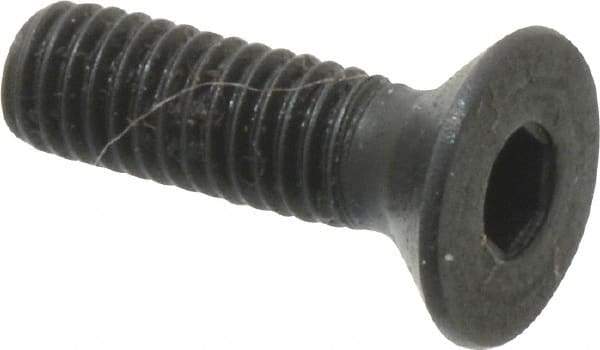 Holo-Krome - M3x0.50 Metric Coarse Hex Socket Drive, 90° Flat Screw - Grade 12.9 Alloy Steel, Black Oxide Finish, 10mm OAL - Industrial Tool & Supply