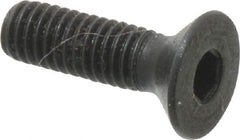 Holo-Krome - M3x0.50 Metric Coarse Hex Socket Drive, 90° Flat Screw - Grade 12.9 Alloy Steel, Black Oxide Finish, 10mm OAL - Industrial Tool & Supply
