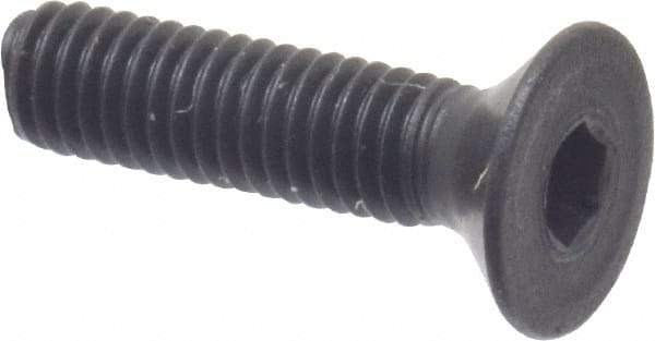 Holo-Krome - M3x0.50 Metric Coarse Hex Socket Drive, 90° Flat Screw - Grade 12.9 Alloy Steel, Black Oxide Finish, 12mm OAL - Industrial Tool & Supply