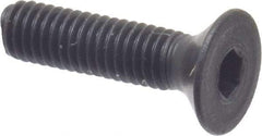 Holo-Krome - M3x0.50 Metric Coarse Hex Socket Drive, 90° Flat Screw - Grade 12.9 Alloy Steel, Black Oxide Finish, 12mm OAL - Industrial Tool & Supply