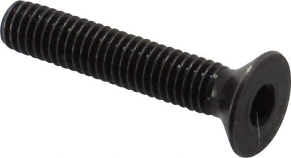 Holo-Krome - M3x0.50 Metric Coarse Hex Socket Drive, 90° Flat Screw - Grade 12.9 Alloy Steel, Black Oxide Finish, 16mm OAL - Industrial Tool & Supply