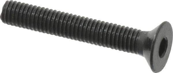 Holo-Krome - M3x0.50 Metric Coarse Hex Socket Drive, 90° Flat Screw - Grade 12.9 Alloy Steel, Black Oxide Finish, 20mm OAL - Industrial Tool & Supply